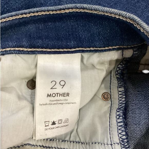 Mother Denim The Weekender Fray Jean In Sweet And Sassy Mid Rise Flare Size 29 - Picture 13 of 14